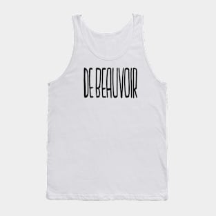 Simone de Beauvoir Tank Top